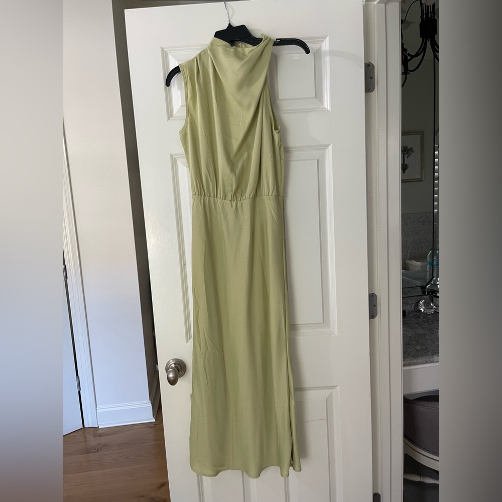 Elegant Green Maxi Dress